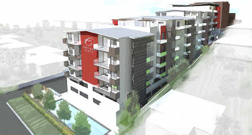Sketch of what the new Central Plaza building in Gladstone will look like. Sketch of what the new Central Plaza building in Gladstone will look like.